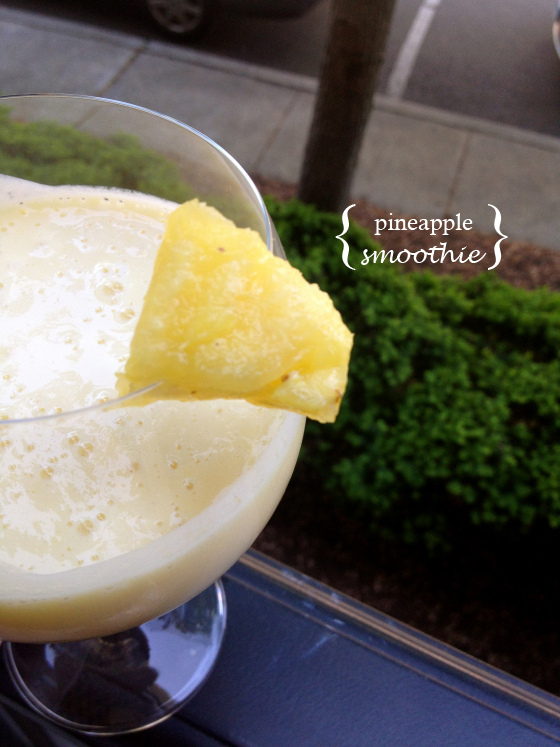 Pineapple Smoothies